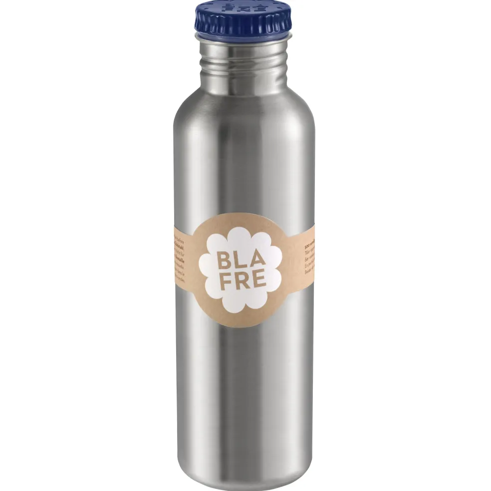 Blafre Trinkflasche 750 ml Dunkelblau Edelstahl