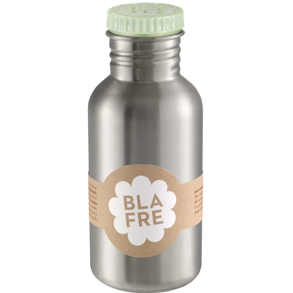 Blafre Trinkflasche 500 ml Hellgrün aus Edelstahl