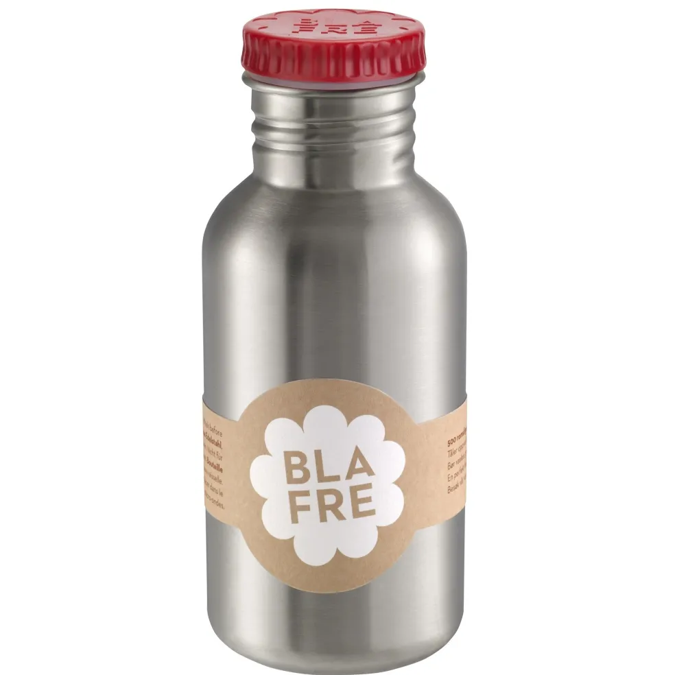 Blafre Trinkflasche 500 ml Rot aus Edelstahl