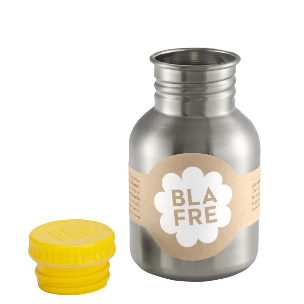 Blafre Trinkflasche Gelb 300 ml aus Edelstahl