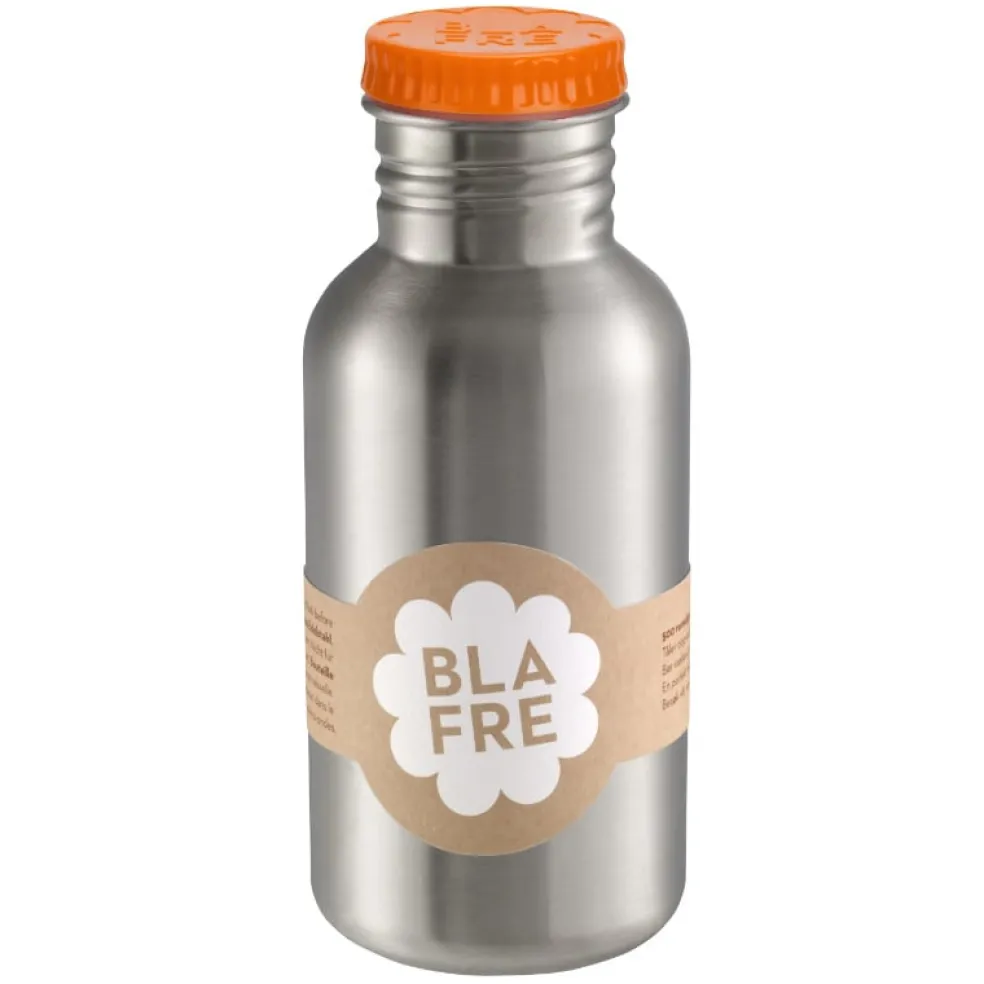 Blafre Trinkflasche Orange 500 ml Edelstahl