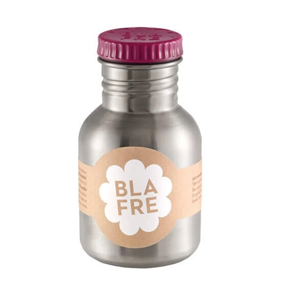 Blafre Trinkflasche Pflaumenrot 300 ml aus Edelstahl