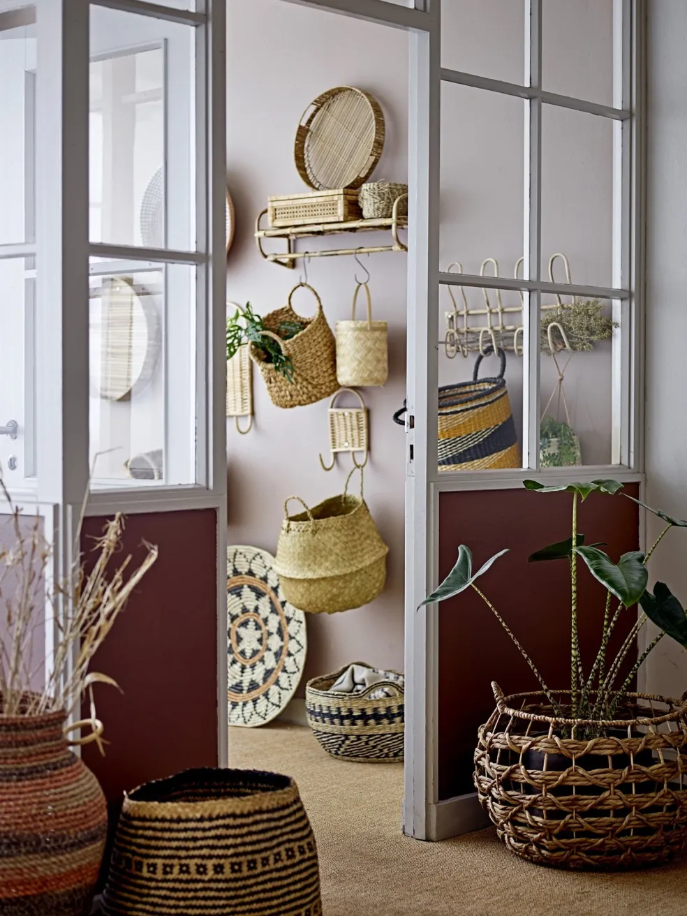 Bloomingville Garderobe Rattan Nature