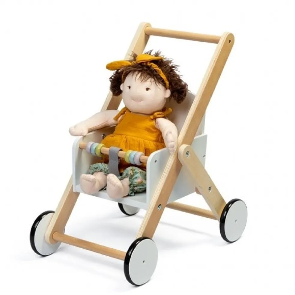 byASTRUP Holz Puppenbuggy