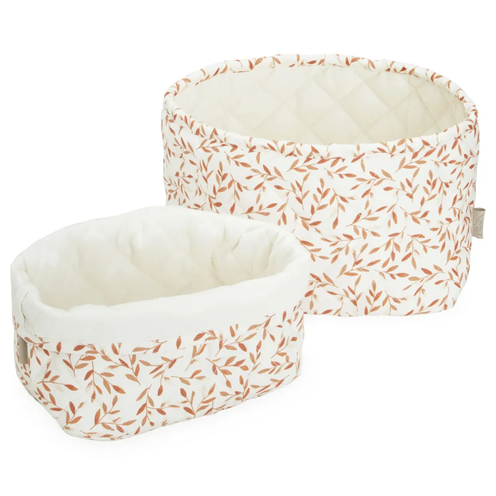 Cam Cam Copenhagen Aufbewahrungskörbe Caramel Leaves 2er Set