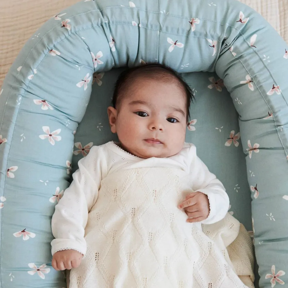 Cam Cam Copenhagen Babynest Windflower Blau