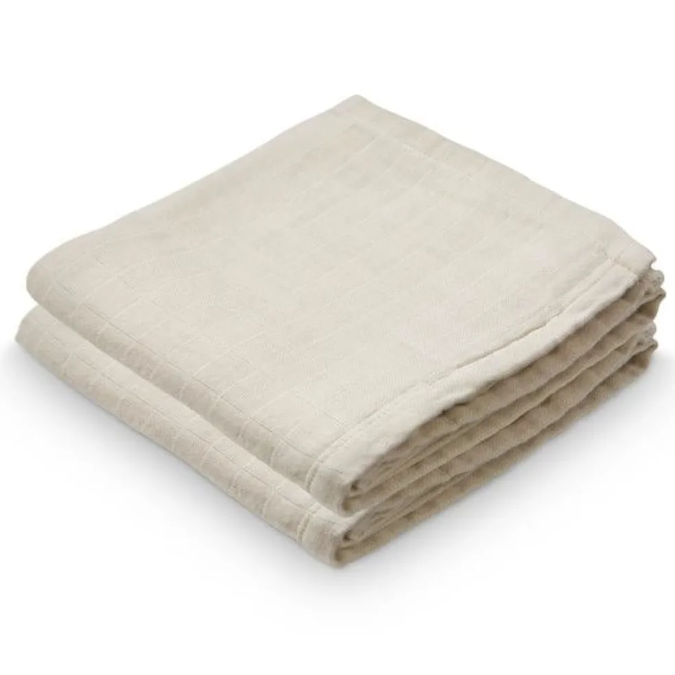 Cam Cam Copenhagen Mulltücher Light Sand 2er-Pack