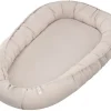 Cotton & Sweets Babynest Pure Nature Hellgrau