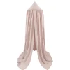 Cotton & Sweets Betthimmel Powder Pink Leinen
