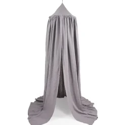 Cotton & Sweets Betthimmel Shark Grau Leinen
