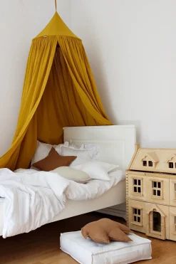 Cotton & Sweets Betthimmel Soft Baumwolle Mustard Gelb