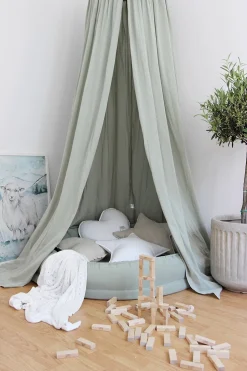 Cotton & Sweets Betthimmel Soft Baumwolle Desert Green Grün