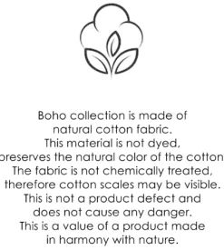 Cotton & Sweets Betthimmel Boho Maxi Vanilla