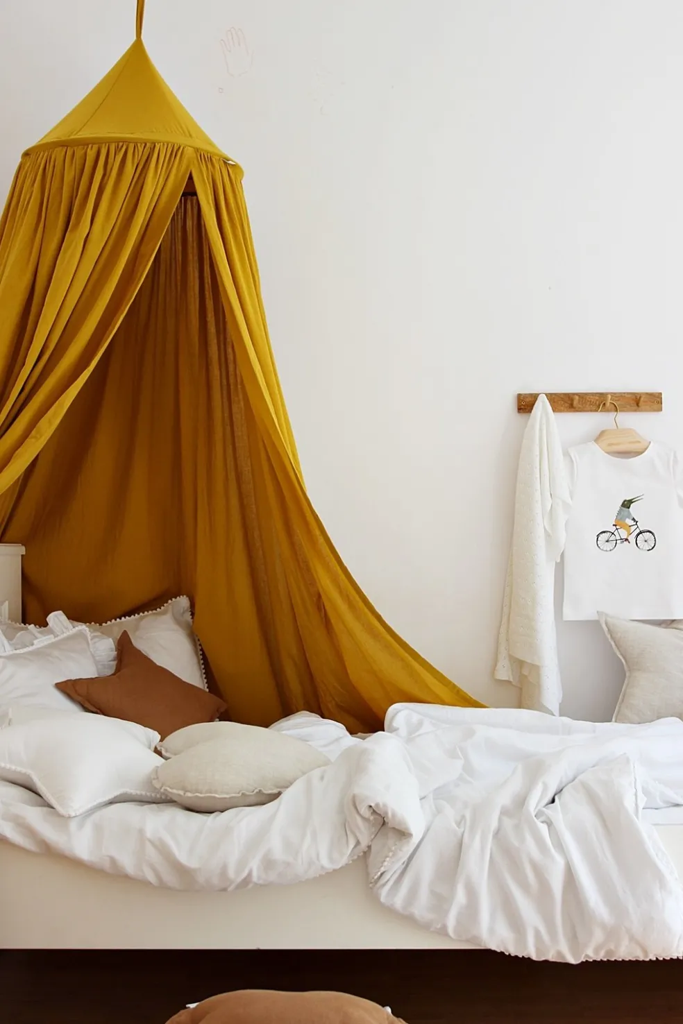 Cotton & Sweets Betthimmel Soft Baumwolle Mustard Gelb