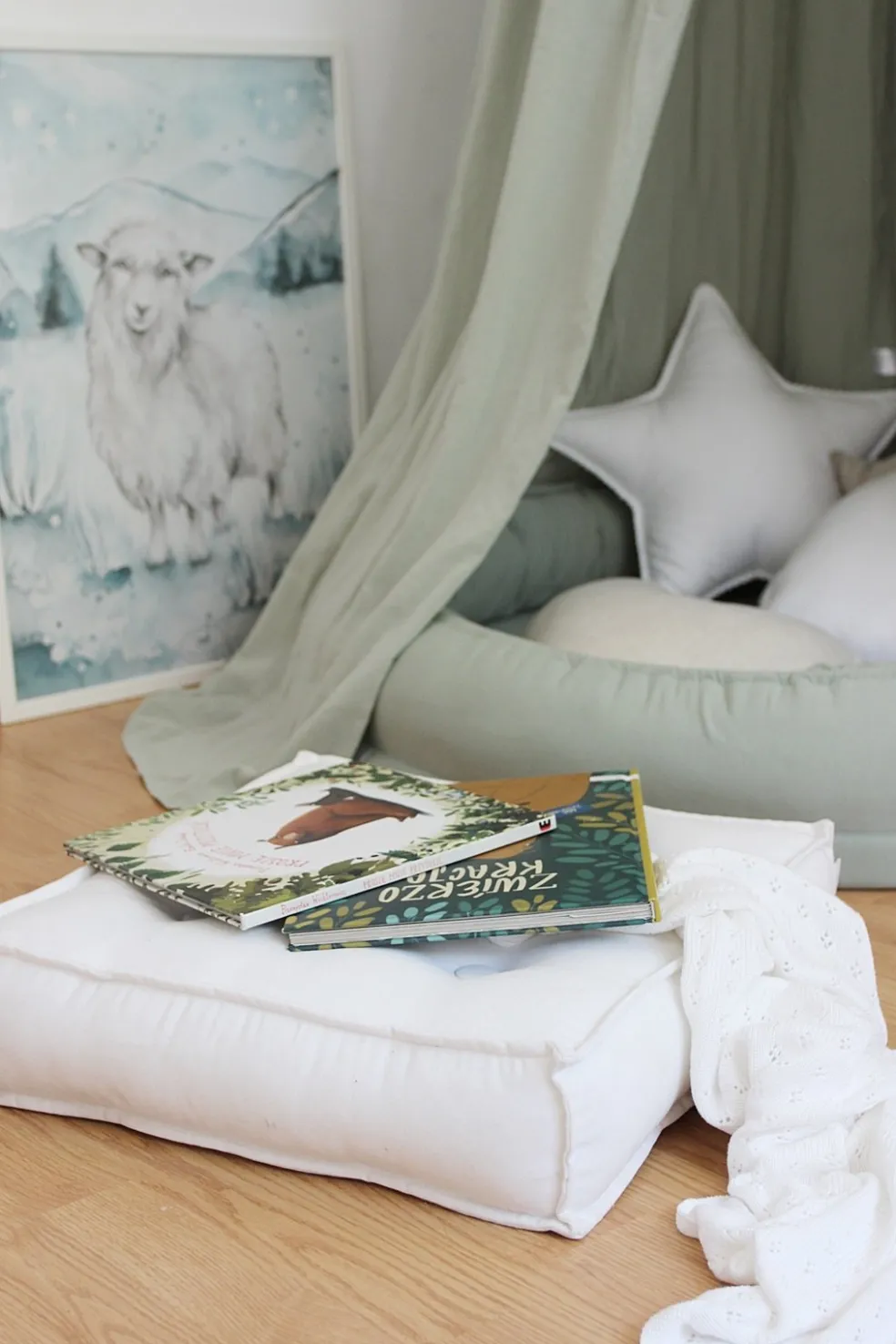 Cotton & Sweets Betthimmel Soft Baumwolle Desert Green Grün
