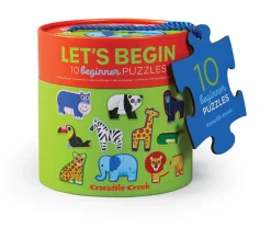 Crocodile Creek Puzzels 10 Puzzles Dschungel Let's Begin 2 Jahre+