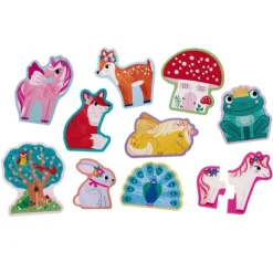 Crocodile Creek Puzzels 10 Puzzles Einhorn Let's Begin 2 Stk. 2 Jahre+