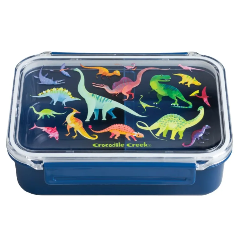 Crocodile Creek Puzzels Brotdose Dinosaurier Blau
