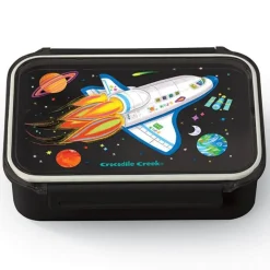 Crocodile Creek Puzzels Brotdose Space Schwarz