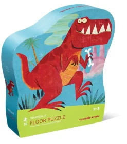 Crocodile Creek Puzzels Bodenpuzzle Dinosaurier 36 Teile 3 Jahre+