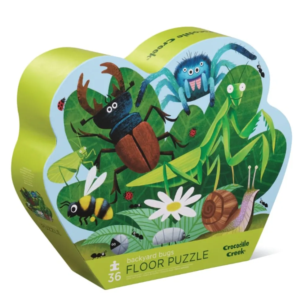 Crocodile Creek Puzzels Bodenpuzzle Insekten 36 St. 3 Jahre+