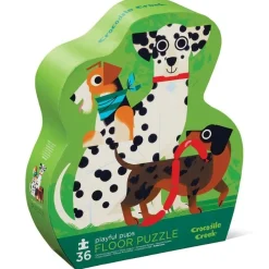 Crocodile Creek Puzzels Bodenpuzzle Welpen 36 Teile 3 Jahre+