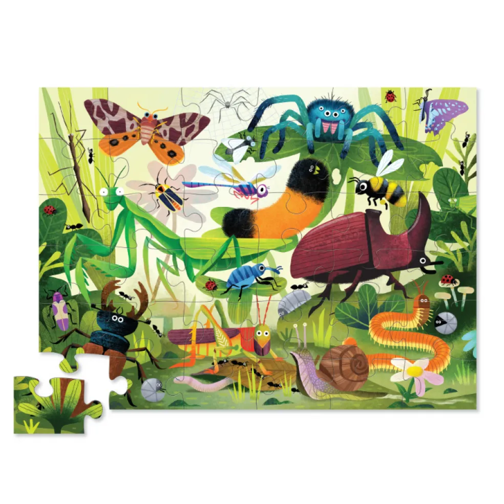 Crocodile Creek Puzzels Bodenpuzzle Insekten 36 St. 3 Jahre+