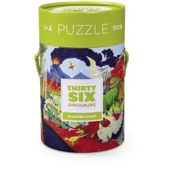 Crocodile Creek Puzzels Puzzle 36 Dinosaurier 100 Teile 5 Jahre+