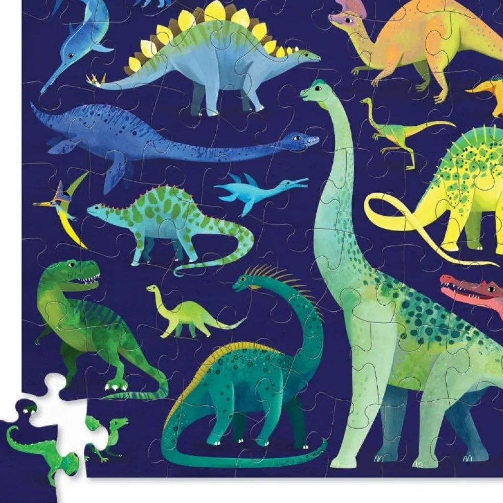 Crocodile Creek Puzzels Puzzle Dino World 100 Teile 5 Jahre+