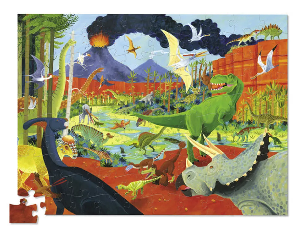 Crocodile Creek Puzzels Puzzle 36 Dinosaurier 100 Teile 5 Jahre+