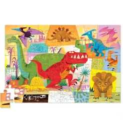 Crocodile Creek Puzzels Puzzle Zinndose Dinosaurier 50 Teile 4 Jahre+