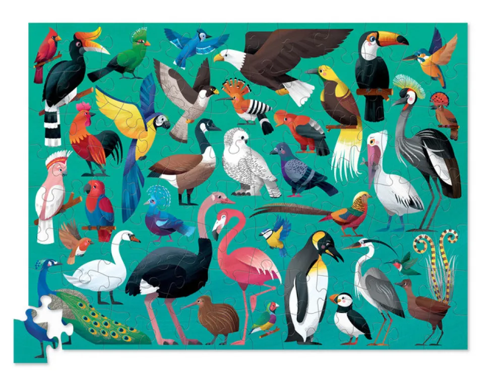 Crocodile Creek Puzzels Puzzle 36 Vögel 100 Teile 5 Jahre+