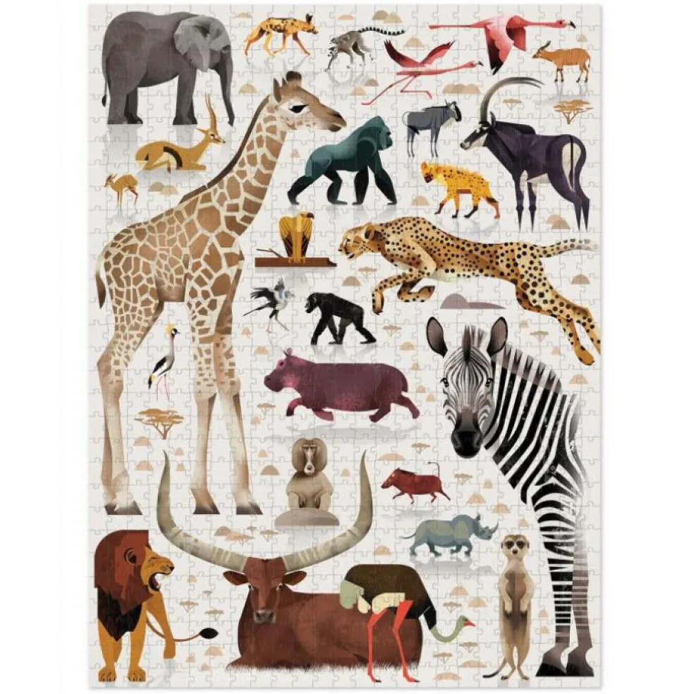 Crocodile Creek Puzzels Puzzle World Of African Animals 750 Teile