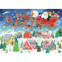 Crocodile Creek Puzzels Puzzle Santa's Visit 100 Teile
