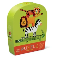 Crocodile Creek Puzzels Puzzle Jungle Friends 12 Teile 2 Jahre+