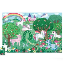 Crocodile Creek Puzzels Puzzle Zinndose Unicorn 50 Teile 4 Jahre+