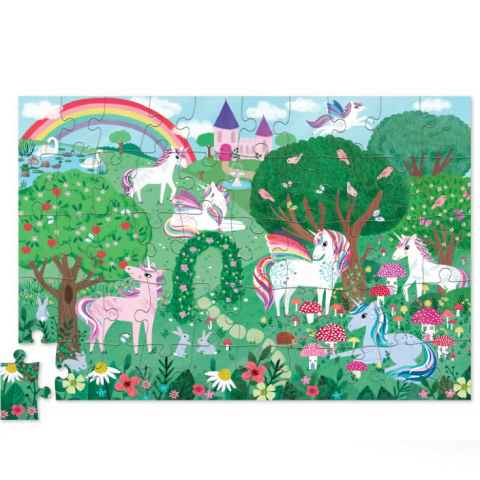 Crocodile Creek Puzzels Puzzle Zinndose Unicorn 50 Teile 4 Jahre+