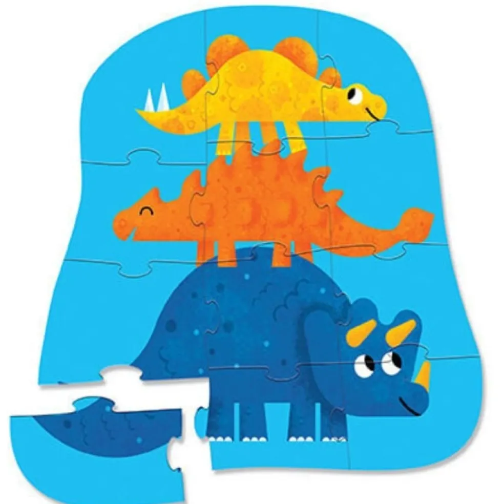 Crocodile Creek Puzzels Puzzle Dino Friends 12 Teile 2 Jahre+