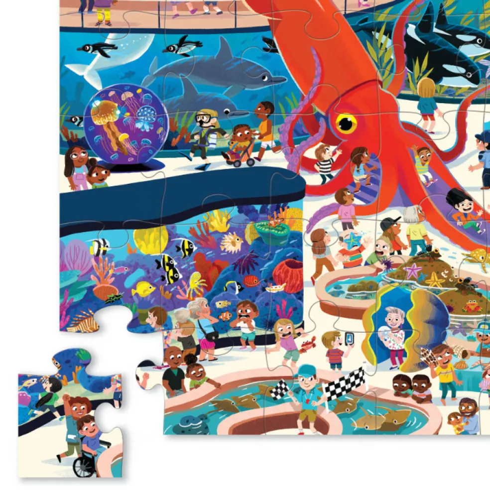 Crocodile Creek Puzzels Puzzle Tag im Aquarium 48 Teile 4 Jahre+