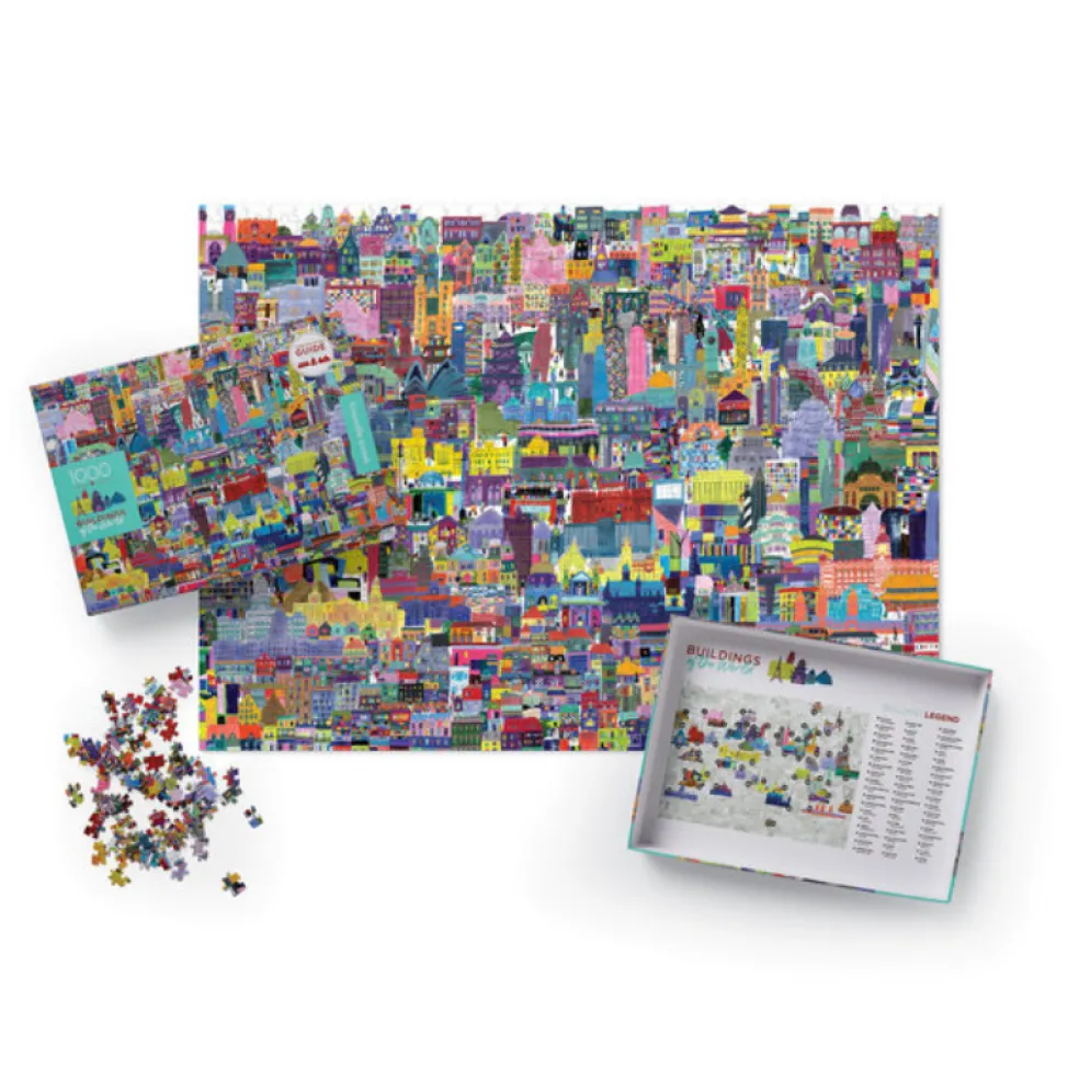 Crocodile Creek Puzzels Puzzle Buildings Of The World 1000 Teile