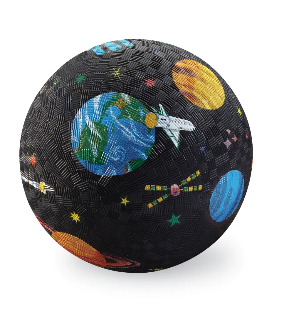 Crocodile Creek Puzzels Spielball 18 cm Space Exploration Schwarz