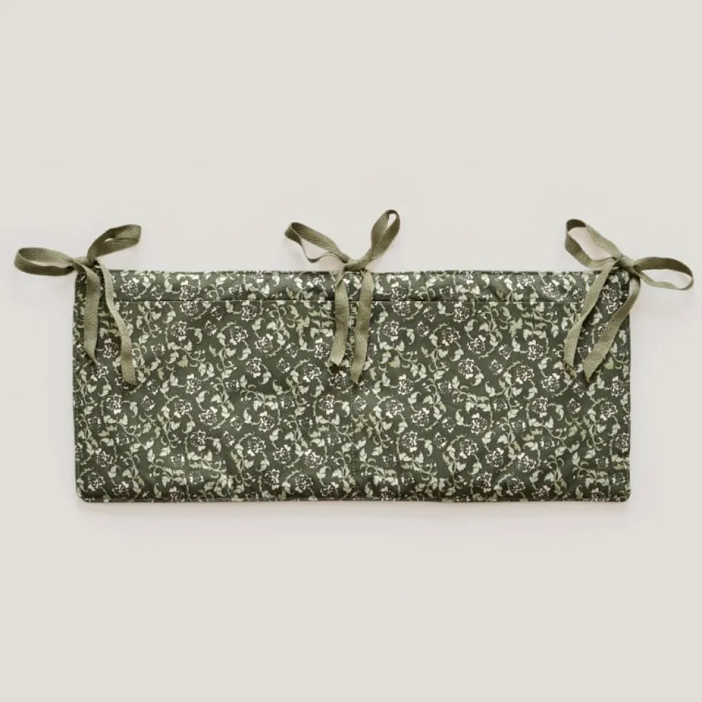 Garbo & Friends Baby Betttasche Floral Moss Grün