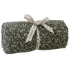 Garbo & Friends Baby Decke Floral Moss Grün 90 x 120 cm