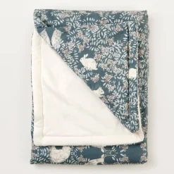 Garbo & Friends Baby Decke Fauna Blau 90 x 120 cm