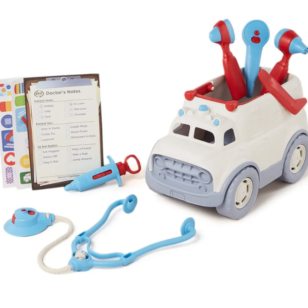 Green Toys Krankenwagen-Arztkoffer weiß
