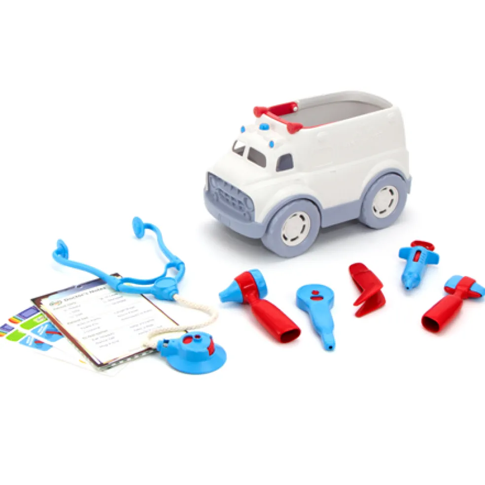 Green Toys Krankenwagen-Arztkoffer weiß