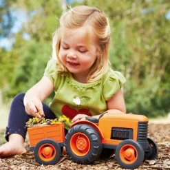 Green Toys Traktor Orange