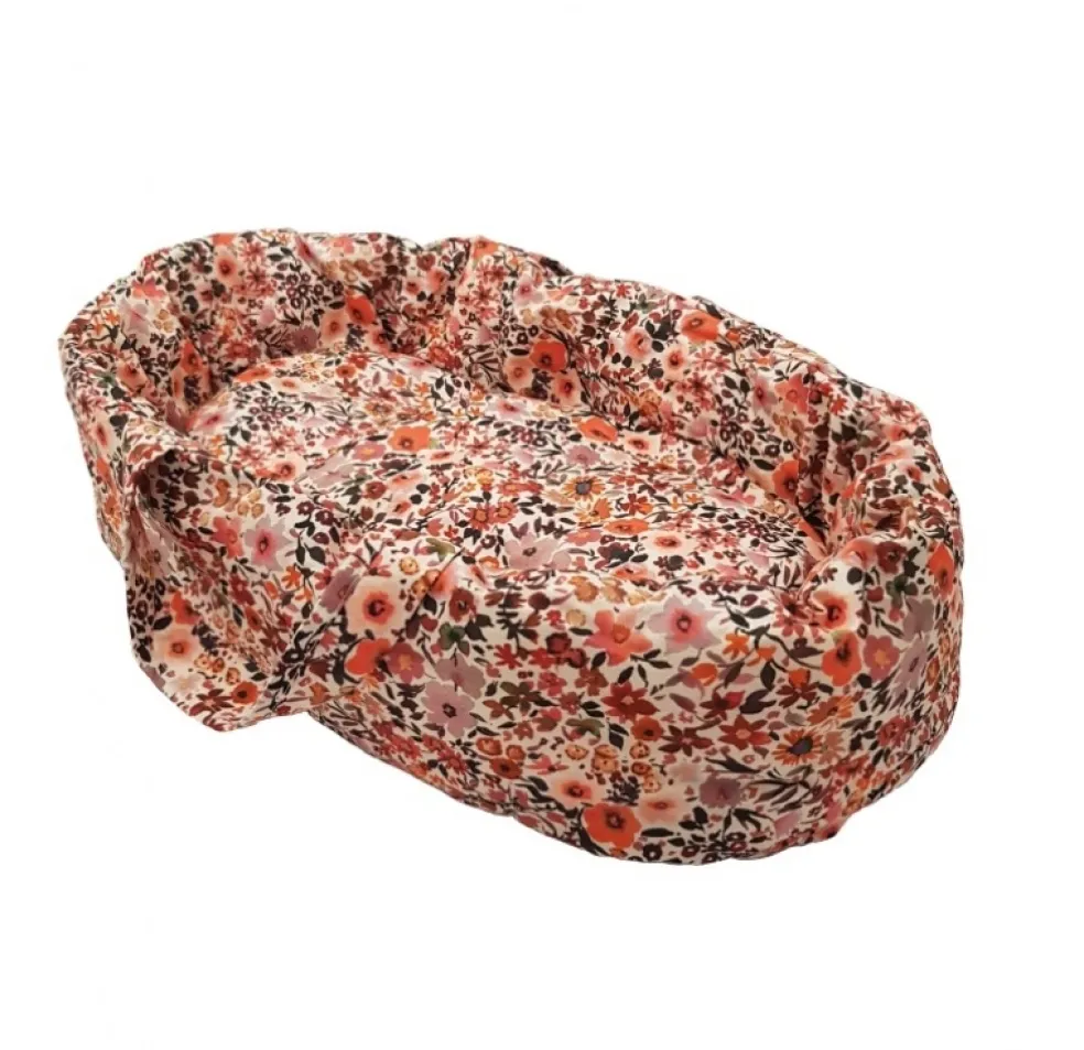 Hollie Poppenspeelgoed Puppen-Tragekorb Retro Flowers
