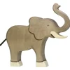 Holztiger Elefant Rüssel hoch Holz 80148 18 cm