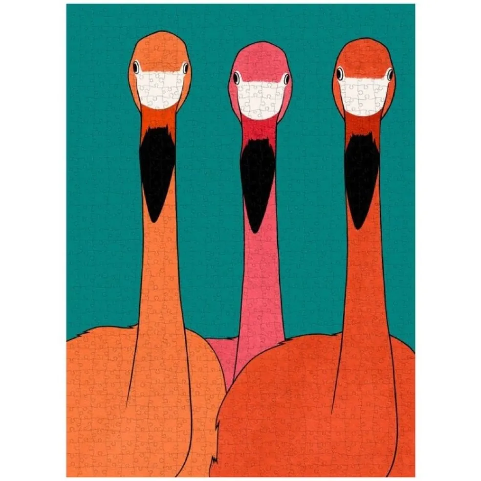 Hummingbird Australia Puzzle Flamingo Trio 1000 Teile